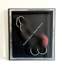 Load image into Gallery viewer, "Rock hard" Relief Sculpture in Steel and Leather 2026