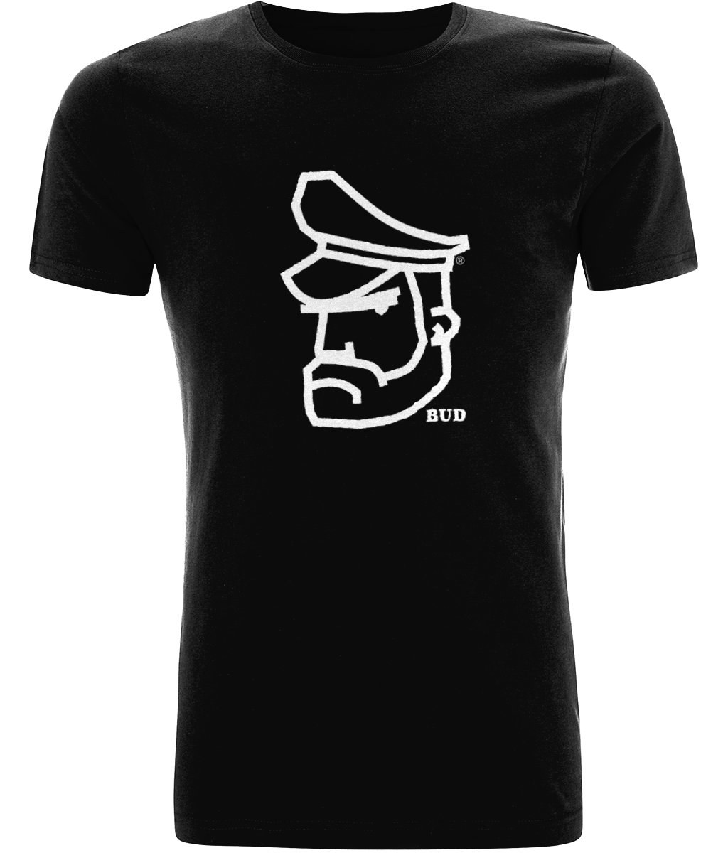 Classic 'Bud' Black Fitted T