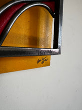 Load image into Gallery viewer, "Daddy's Milk"  Relief Sculpture in Steel and Leather 2026
