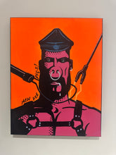 Load image into Gallery viewer, &quot;Men are Pigs!&quot; Original Painting 46x36cm by Homme de Cuir
