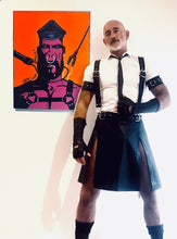 Load image into Gallery viewer, &quot;Men are Pigs!&quot; Original Painting 46x36cm by Homme de Cuir
