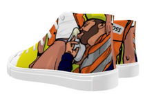 Load image into Gallery viewer, Homme de Cuir Custom-designed Hi-Tops
